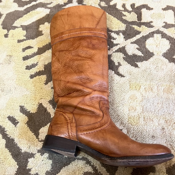 Frye Melissa brown leather riding boots Size 7 - Picture 12 of 14
